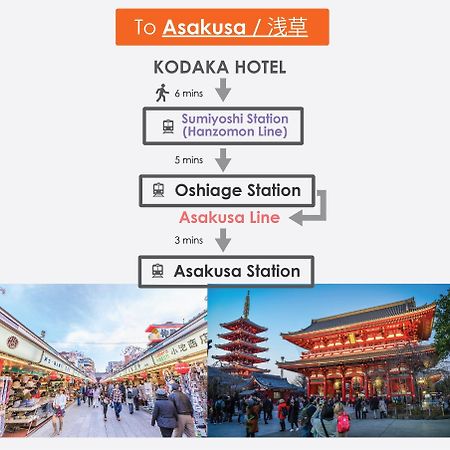Kodaka Hotel Tokio Zewnętrze zdjęcie